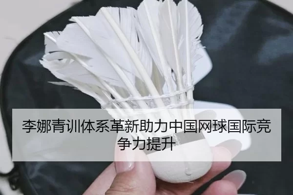 李娜青训体系革新助力中国网球国际竞争力提升